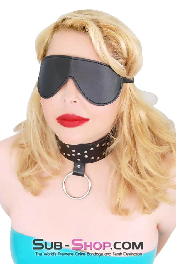 4718RS Studded Submissive Collar with Leash Set - LAST CHANCE - Final Closeout! - Image 13