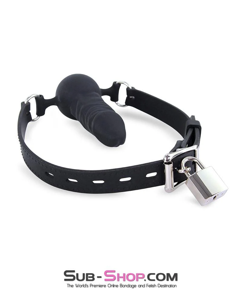 0796AE Sub-Shop Chrome Bondage Gear Padlock - Image 10