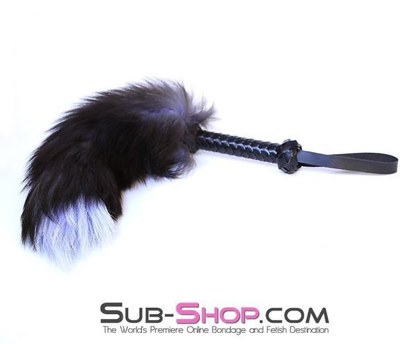 9035DL Tickle Me Pink 19” Fox Tail Bondage Tickler Sensation Wand - LAST CHANCE - Final Closeout! - Image 11