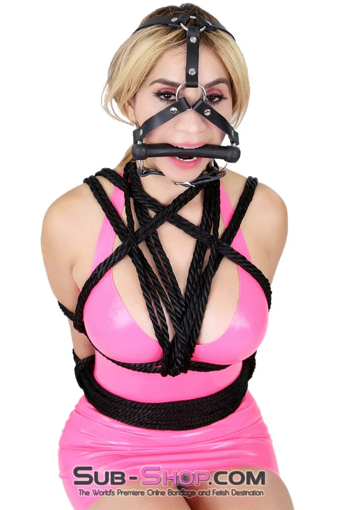 7818RS Tie One On Silky Black Braided Bondage Rope - Image 20