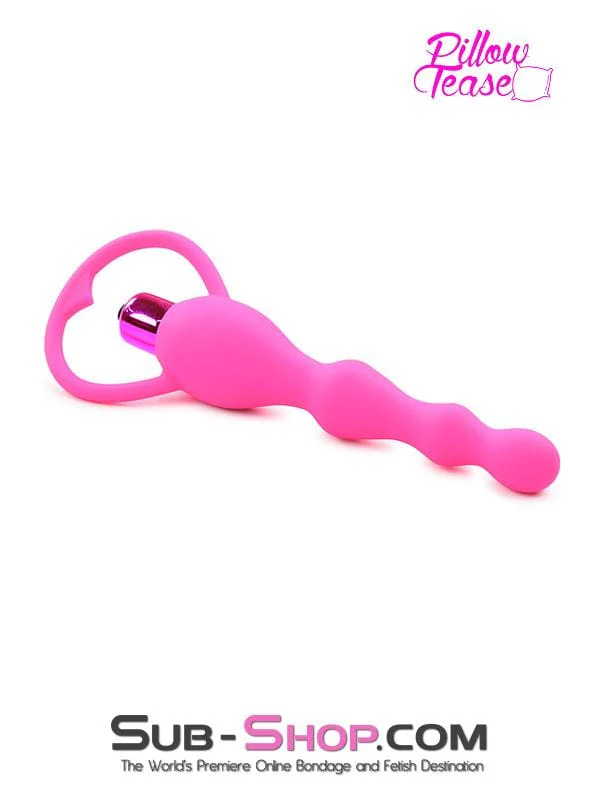 1687M      Vibrating Pink Silicone Anal Beads - LAST CHANCE - Final Closeout! - Image 2