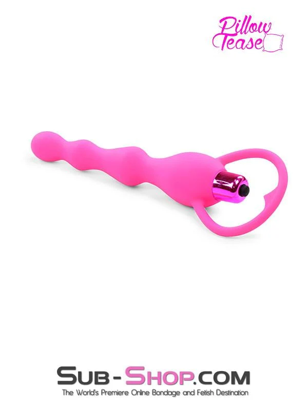 1687M      Vibrating Pink Silicone Anal Beads - LAST CHANCE - Final Closeout! - Image 3
