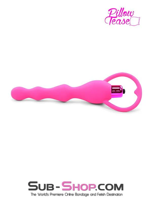 1687M      Vibrating Pink Silicone Anal Beads - LAST CHANCE - Final Closeout! - Image 4