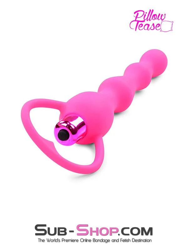 1687M      Vibrating Pink Silicone Anal Beads - LAST CHANCE - Final Closeout! - Image 5